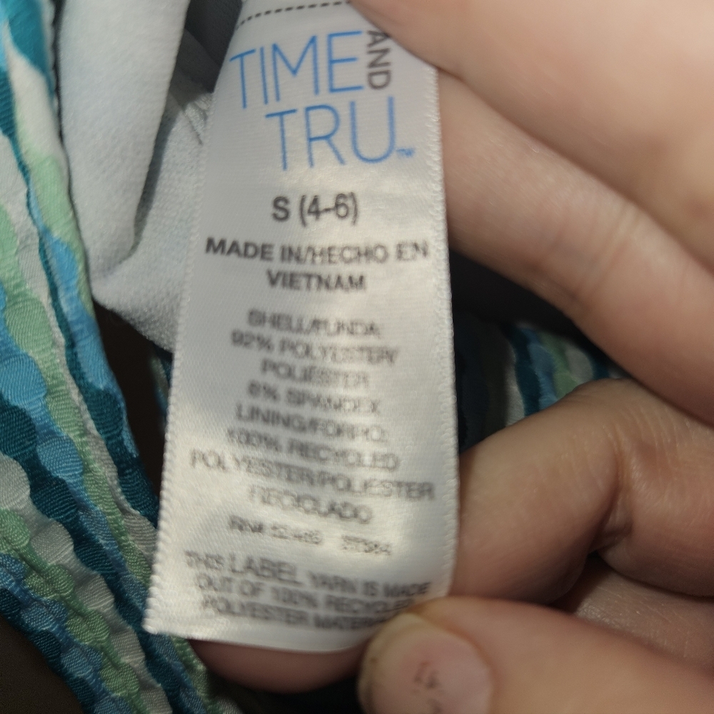 Time And Tru Womans Swimsuit Size S (4-6) - Picture 9 of 10